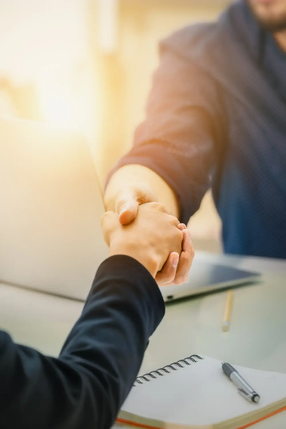 stock photo shaking hands